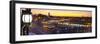 Elevated View over Djemaa El-Fna Square at Sunset, Marrakesh, Morocco-Doug Pearson-Framed Photographic Print