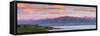 Elevated View over Dramatic Landscape Illuminated at Sunrise, Kaikoura, South Island, New Zealand-Doug Pearson-Framed Stretched Canvas