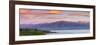 Elevated View over Dramatic Landscape Illuminated at Sunrise, Kaikoura, South Island, New Zealand-Doug Pearson-Framed Photographic Print