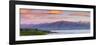 Elevated View over Dramatic Landscape Illuminated at Sunrise, Kaikoura, South Island, New Zealand-Doug Pearson-Framed Photographic Print