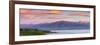 Elevated View over Dramatic Landscape Illuminated at Sunrise, Kaikoura, South Island, New Zealand-Doug Pearson-Framed Photographic Print