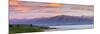 Elevated View over Dramatic Landscape Illuminated at Sunrise, Kaikoura, South Island, New Zealand-Doug Pearson-Mounted Photographic Print