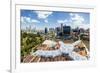 Elevated View over Fort Canning Park and the Modern City Skyline, Singapore, Southeast Asia, Asia-Gavin Hellier-Framed Photographic Print