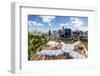 Elevated View over Fort Canning Park and the Modern City Skyline, Singapore, Southeast Asia, Asia-Gavin Hellier-Framed Photographic Print