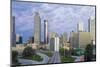 Elevated View over Freedom Parkway and the Downtown Atlanta Skyline-Gavin Hellier-Mounted Photographic Print