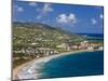 Elevated View over Frigate Bay and Frigate Beach North, St. Kitts, Leeward Islands, West Indies-Gavin Hellier-Mounted Photographic Print