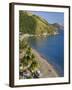 Elevated View over Frigate Bay Beach, Frigate Bay, St. Kitts, Leeward Islands, West Indies-Gavin Hellier-Framed Photographic Print