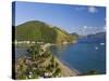 Elevated View over Frigate Bay Beach, Frigate Bay, St. Kitts, Leeward Islands, West Indies-Gavin Hellier-Stretched Canvas