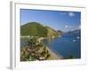 Elevated View over Frigate Bay Beach, Frigate Bay, St. Kitts, Leeward Islands, West Indies-Gavin Hellier-Framed Photographic Print