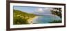 Elevated View over Long Bay at Sunrise, Portland Parish, Jamaica, Caribbean-Doug Pearson-Framed Photographic Print