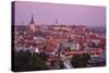 Elevated View over Old Town at Dawn, Tallinn, Estonia, Europe-Doug Pearson-Stretched Canvas