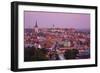 Elevated View over Old Town at Dawn, Tallinn, Estonia, Europe-Doug Pearson-Framed Photographic Print