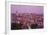 Elevated View over Old Town at Dawn, Tallinn, Estonia, Europe-Doug Pearson-Framed Photographic Print