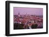 Elevated View over Old Town at Dawn, Tallinn, Estonia, Europe-Doug Pearson-Framed Photographic Print