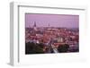 Elevated View over Old Town at Dawn, Tallinn, Estonia, Europe-Doug Pearson-Framed Photographic Print