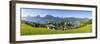 Elevated View over Parish Church and St. Wolfgang, Wolfgangsee Lake, Flachgau-Doug Pearson-Framed Photographic Print