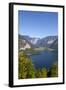 Elevated View over Picturesque Hallstattersee, Oberosterreich (Upper Austria), Austria, Europe-Doug Pearson-Framed Photographic Print