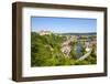 Elevated View over Picturesque Harburg Castle and Old Town Center, Harburg, Bavaria, Germany-Doug Pearson-Framed Photographic Print