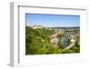 Elevated View over Picturesque Harburg Castle and Old Town Center, Harburg, Bavaria, Germany-Doug Pearson-Framed Photographic Print