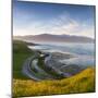 Elevated View over Picturesque Kaikoura Peninsula Illuminated-Doug Pearson-Mounted Photographic Print