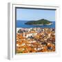 Elevated View over Picturesque Stari Grad (Old Town), Dubrovnik, Dalmatia, Croatia-Doug Pearson-Framed Photographic Print