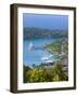 Elevated View over Port Antonio and Navy Island, Portland Parish, Jamaica, Caribbean-Doug Pearson-Framed Photographic Print