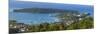 Elevated View over Port Antonio and Navy Island, Portland Parish, Jamaica, Caribbean-Doug Pearson-Mounted Photographic Print