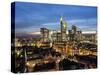 Elevated View Over Romer Square and the Financial District, Frankfurt Am Main, Hesse, Germany-Gavin Hellier-Stretched Canvas