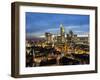 Elevated View Over Romer Square and the Financial District, Frankfurt Am Main, Hesse, Germany-Gavin Hellier-Framed Photographic Print