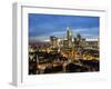 Elevated View Over Romer Square and the Financial District, Frankfurt Am Main, Hesse, Germany-Gavin Hellier-Framed Photographic Print