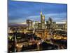 Elevated View Over Romer Square and the Financial District, Frankfurt Am Main, Hesse, Germany-Gavin Hellier-Mounted Photographic Print
