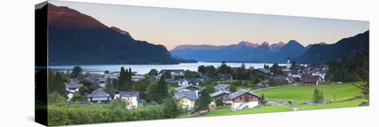 Elevated View over St. Gilgen, Wolfgangsee, Flachgau-Doug Pearson-Stretched Canvas