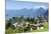 Elevated View over St. Gilgen, Wolfgangsee, Flachgau-Doug Pearson-Mounted Photographic Print