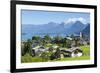 Elevated View over St. Gilgen, Wolfgangsee, Flachgau-Doug Pearson-Framed Photographic Print