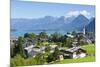 Elevated View over St. Gilgen, Wolfgangsee, Flachgau-Doug Pearson-Mounted Photographic Print