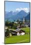 Elevated View over St. Gilgen, Wolfgangsee, Flachgau-Doug Pearson-Mounted Photographic Print