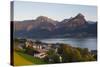 Elevated View over St. Wolfgang, Wolfgangsee Lake, Flachgau-Doug Pearson-Stretched Canvas