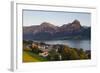 Elevated View over St. Wolfgang, Wolfgangsee Lake, Flachgau-Doug Pearson-Framed Photographic Print