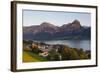 Elevated View over St. Wolfgang, Wolfgangsee Lake, Flachgau-Doug Pearson-Framed Photographic Print
