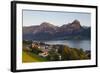 Elevated View over St. Wolfgang, Wolfgangsee Lake, Flachgau-Doug Pearson-Framed Photographic Print