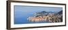 Elevated View over Stari Grad (Old Town) and Coastline, Dubrovnik, Dalmatia, Croatia-Doug Pearson-Framed Photographic Print