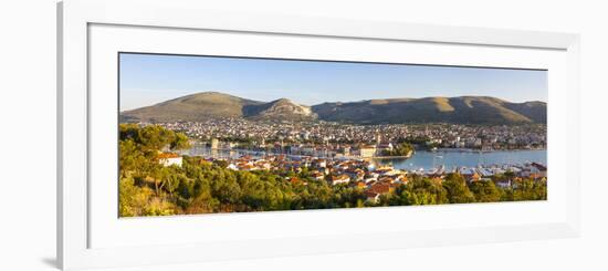 Elevated View over Stari Grad (Old Town), Trogir, Dalmatia, Croatia-Doug Pearson-Framed Photographic Print