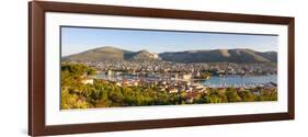 Elevated View over Stari Grad (Old Town), Trogir, Dalmatia, Croatia-Doug Pearson-Framed Photographic Print