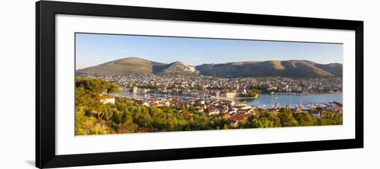 Elevated View over Stari Grad (Old Town), Trogir, Dalmatia, Croatia-Doug Pearson-Framed Photographic Print