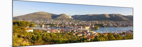 Elevated View over Stari Grad (Old Town), Trogir, Dalmatia, Croatia-Doug Pearson-Mounted Photographic Print