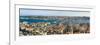Elevated View Over the Bosphorus and Sultanahmet from the Galata Tower, Istanbul, Turkey, Europe-Gavin Hellier-Framed Photographic Print