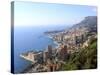 Elevated View over the City, Monte Carlo, Monaco, Cote D'Azur, Mediterranean, Europe-Vincenzo Lombardo-Stretched Canvas