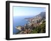 Elevated View over the City, Monte Carlo, Monaco, Cote D'Azur, Mediterranean, Europe-Vincenzo Lombardo-Framed Photographic Print