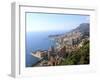 Elevated View over the City, Monte Carlo, Monaco, Cote D'Azur, Mediterranean, Europe-Vincenzo Lombardo-Framed Photographic Print