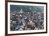 Elevated View over the City of Prague, Czech Republic, Europe-Angelo-Framed Photographic Print